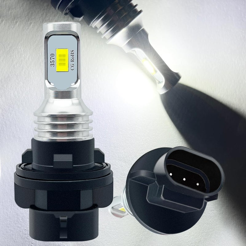 HAISECA 2Pcs HP5 Light Bulb White,5730SMD Chips 34901-HP5-601 34901-HN5-M40 LED Bulbs Hi-Lo Beam for ATV UTV. - Image 1